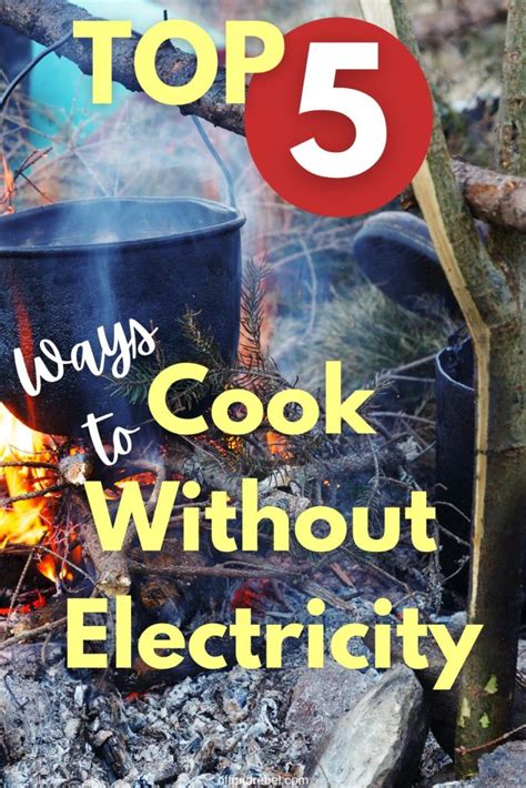 cooking without electricity